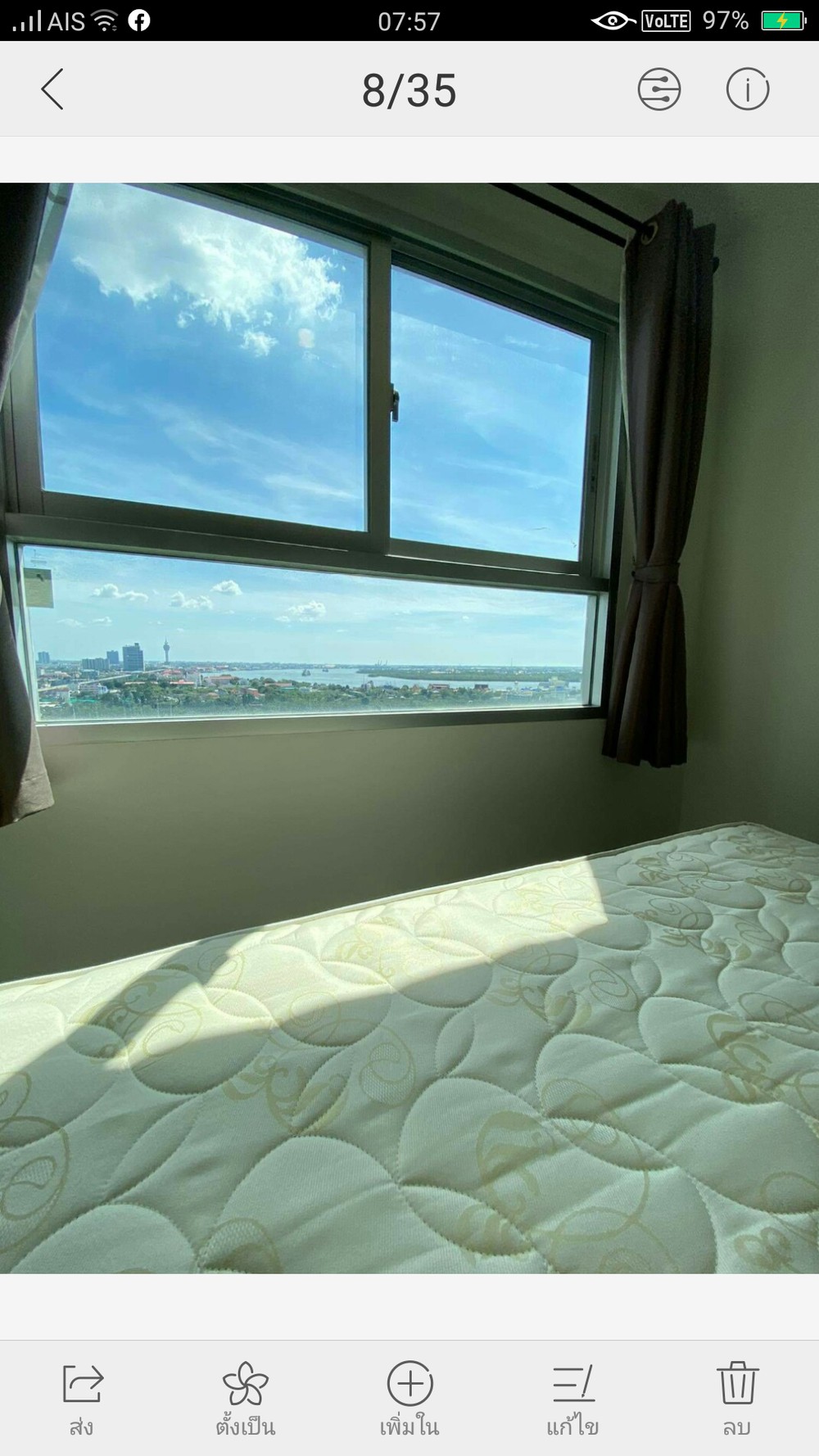 ปล่อยเช่าThe Trust Condo @Bts Chang Erawan ชั้น10 ห้องมุม..วิวแม่น้ำ.......เจ้าของห้องครับ