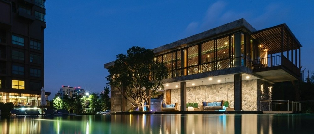 ให้เช่าคอนโด ริมแม่น้ำ U Delight Residence Riverfront Rama 3 วิวแม่น้ำจากระเบียงห้อง